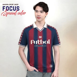 MAWIN เสื้อกีฬาคอปก FOCUS ใส่ได้ทั้งหญิง ชาย