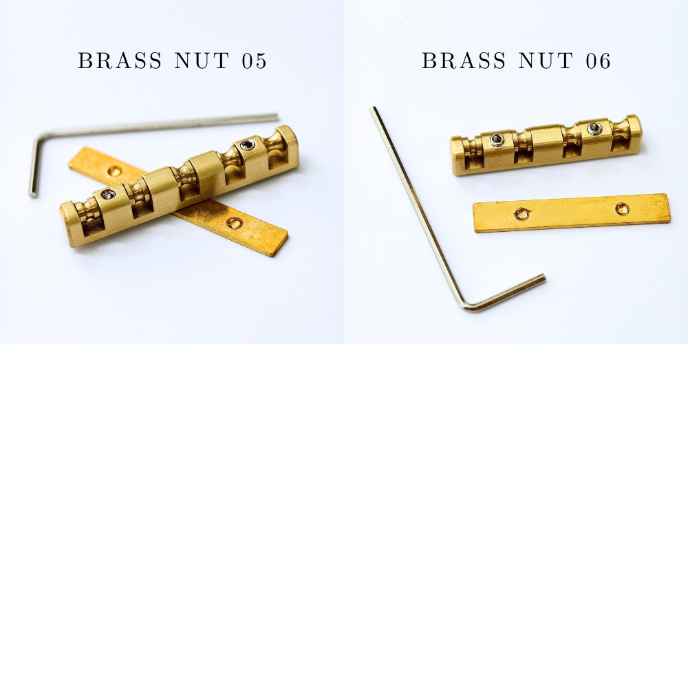 UW นัททองเหลืองสำหรับเบส Brass Nut for Bass