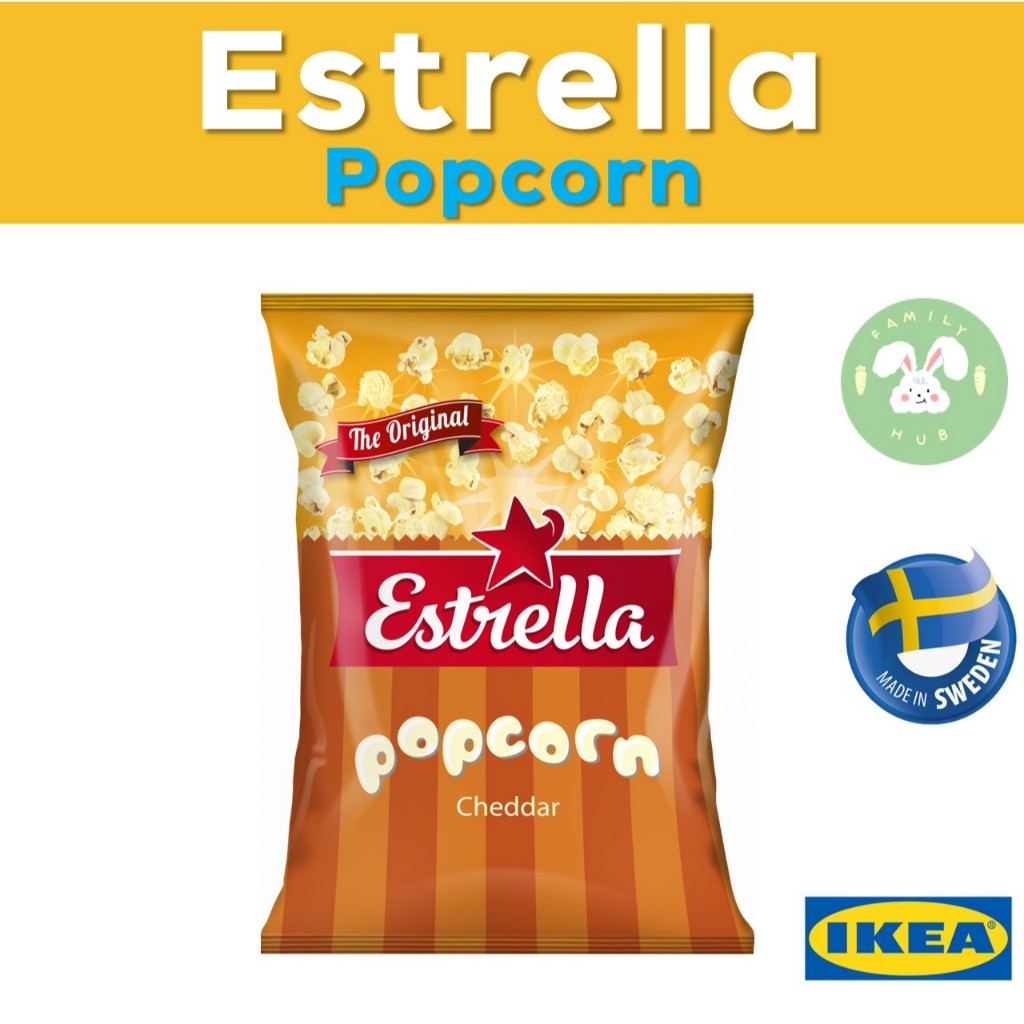 Ikea Estrella Pop Corn ข้าวโพดอบกรอบนำเข้าจากสวีเดน
