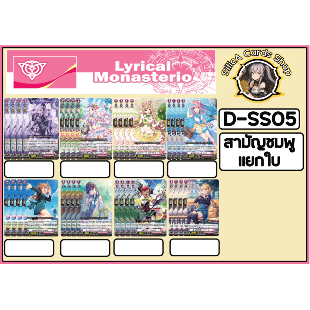 DSS-05 แยกสามัญต่างๆ แบบฟอยธรรมดา พร้อมส่ง ช่วงมิถุนายน