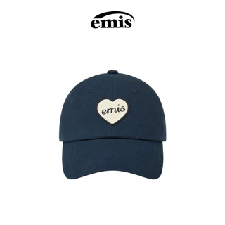 EMIS - HEART RUBBER PATCH BALL CAP( BEIGE , RED, BLACK, MINT, BLUE, NAVY)