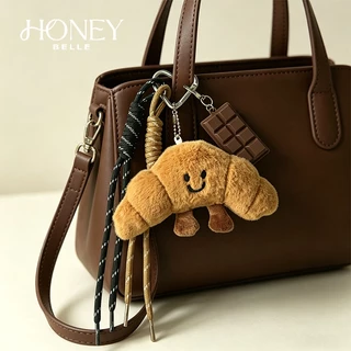 HONEY BELLE✨พวงกุญแจขนมปังตุ๊กตา สไตล์เกาหลี น่ารักมาก แต่งกระเป๋าได้ พกพาสะดวก เหมาะเป็นของขวัญ