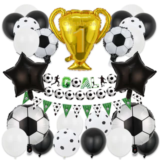 ⚽️ธงปาร์ตี้ฟุตบอล ป้ายแบนเนอร์ ธงวันเกิดHappy birthday ธงราววันเกิด สําหรับตกแต่งปาร์ตี้วันเกิด⚽️