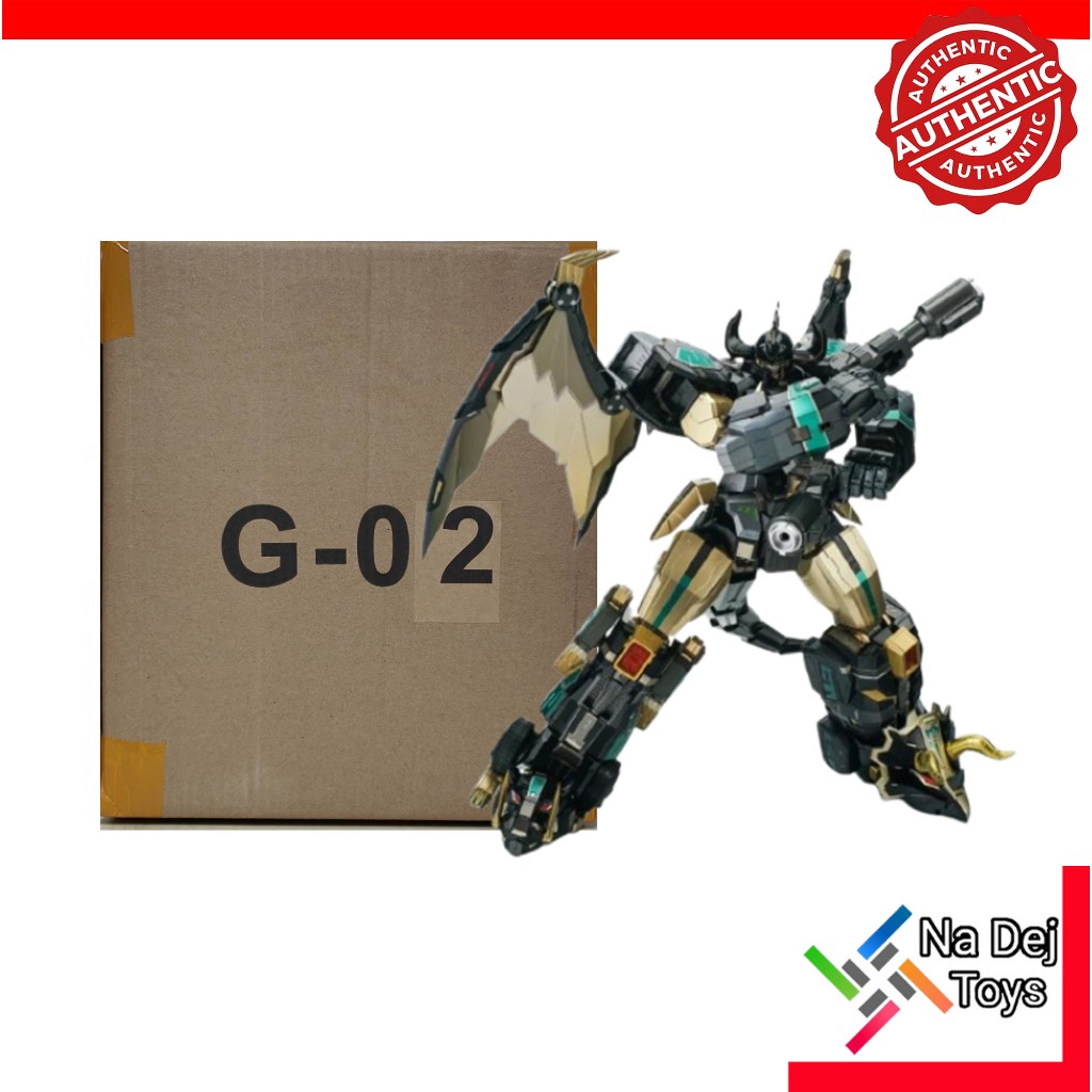 Beast King Model G-02 Dino Megazord (Black) figure บีสต์คิง โมเดล ไดโน เมกาซอร์ด (สีดำ) ฟิกเกอร์