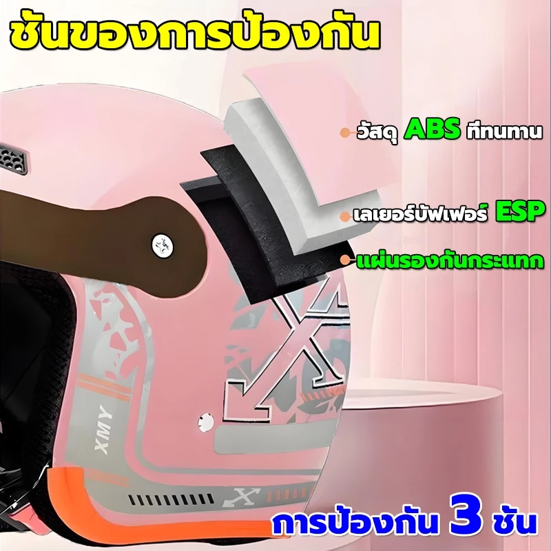 New！！！【2026 หมวกกันน็อค】🏍️หมวกกันน๊อคเต็มใบ index HD กันแสงสะท้อน กันUV ป้องกันดวงตาแสบ กันลม กันน้ำ การประกันคุณภาพ thumbnail 6