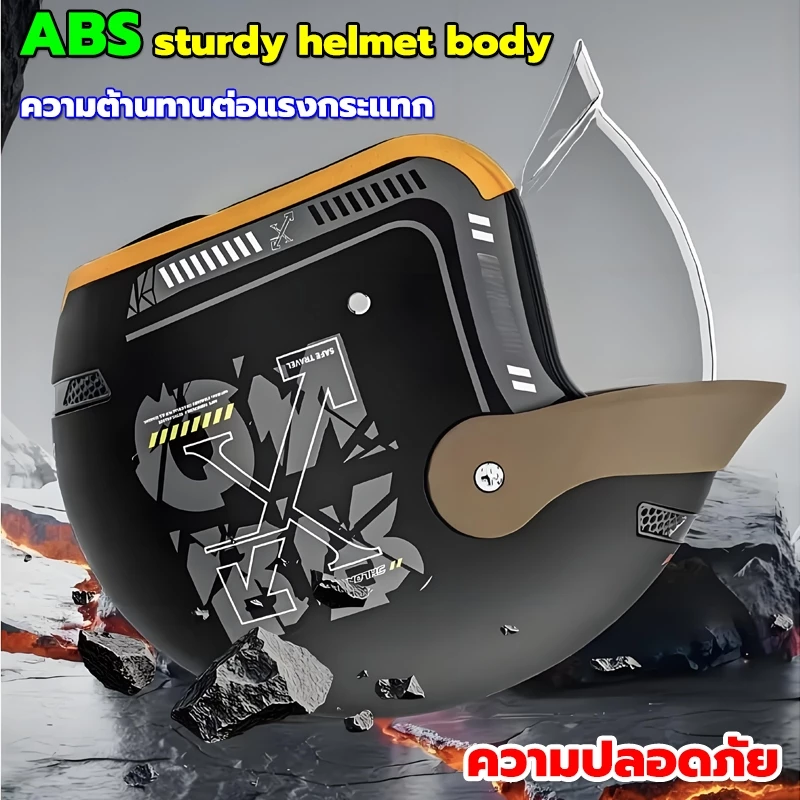 New！！！【2026 หมวกกันน็อค】🏍️หมวกกันน๊อคเต็มใบ index HD กันแสงสะท้อน กันUV ป้องกันดวงตาแสบ กันลม กันน้ำ การประกันคุณภาพ thumbnail 9