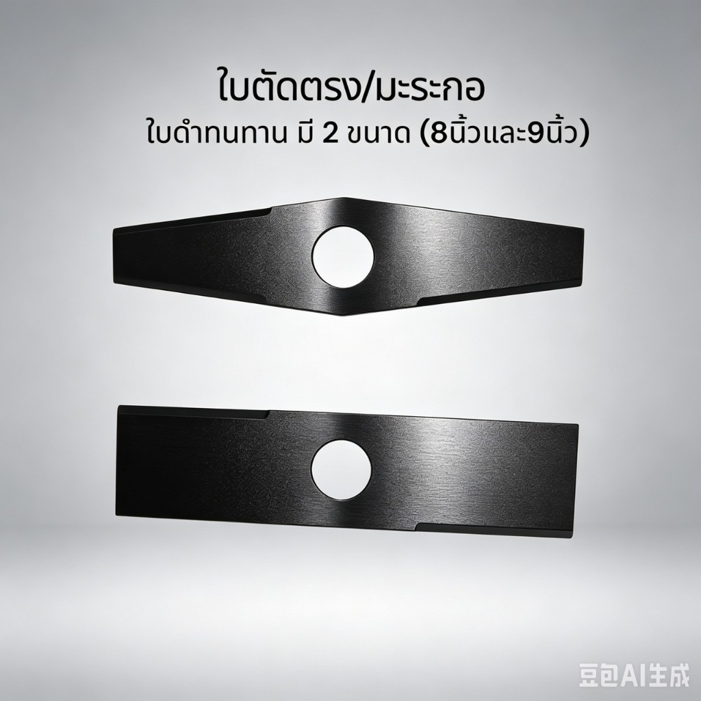 MF-580 ใบตัดหญ้าใบมะละกอใบตรง ขนาด 8-9 นิ้ว ใช้กับเครื่องตัดหญ้า แบต น้ำมัน ใช้ร่วมกันได้หมด ใบตัดหญ้า ตัดหญ้า