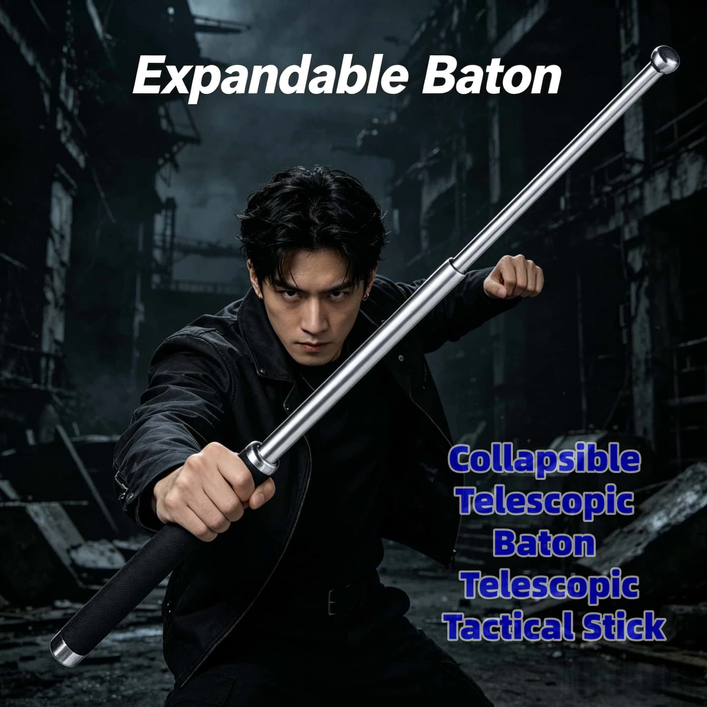 Daily Walking Auxiliary Cane Foldable Lightweight Telescopic Pole