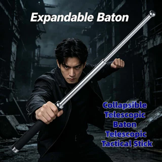 Daily Walking Auxiliary Cane Foldable Lightweight Telescopic Pole