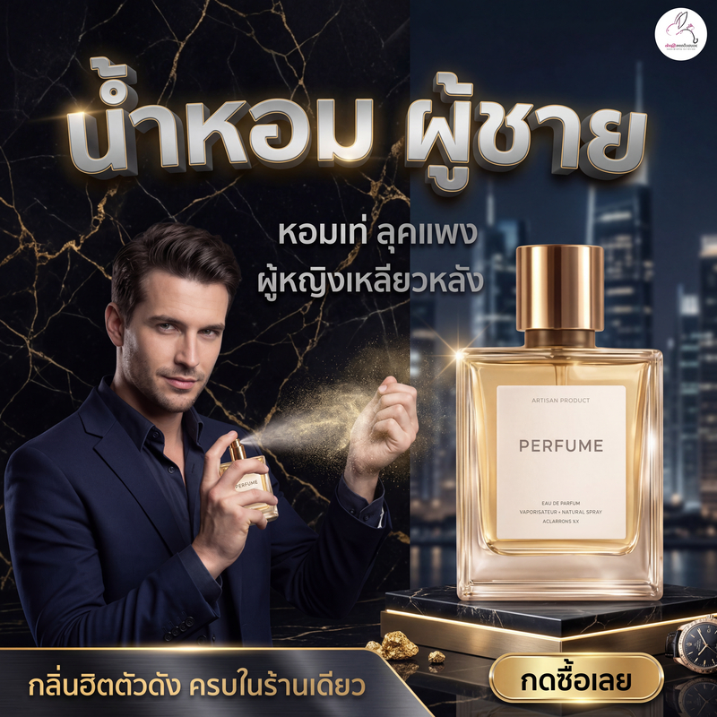 น้ำหอมผู้ชาย | เท่ สดชื่น เซ็กซี่ seecha น้ำหอมสีชา ขนาด 50 ml สีชาออยล์ See oil perfume