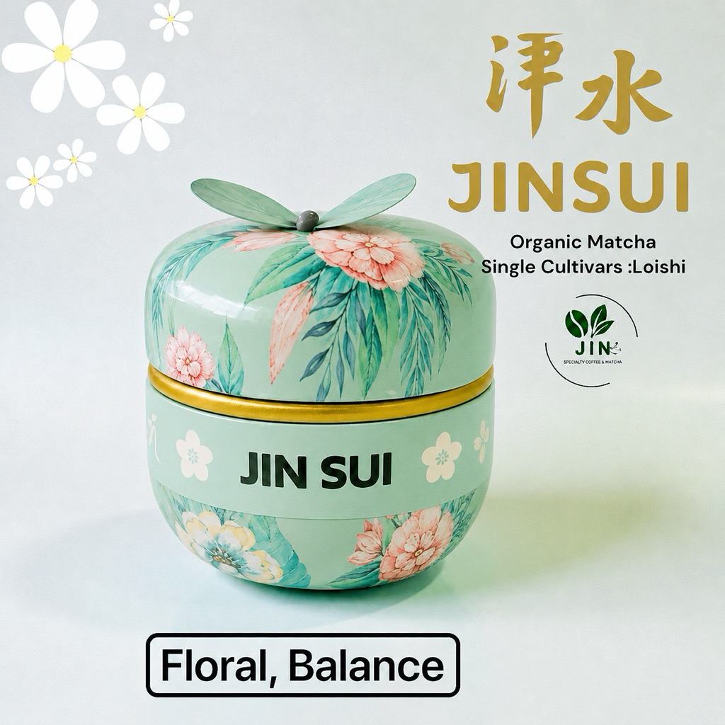 🚀พร้อมส่ง ส่งทันที🚀 JINSUI- Floral ,Balance Organic Matcha Single Cultivar:Loishi Kagoshima