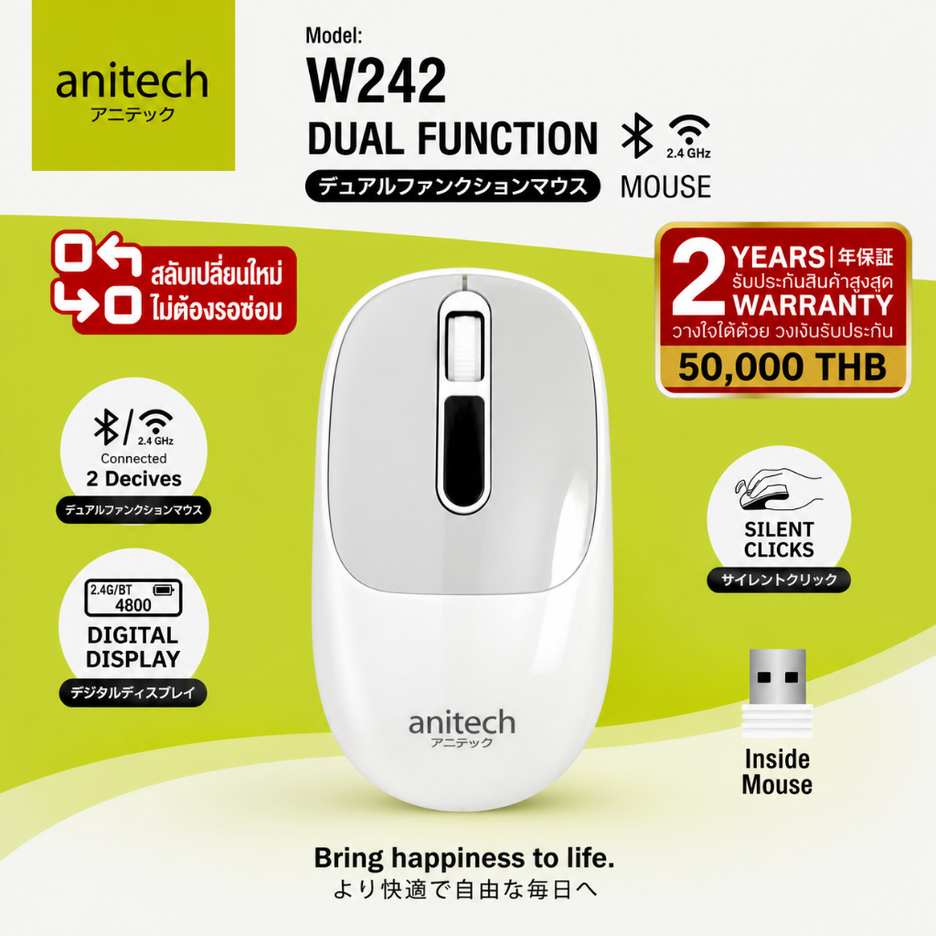 Anitech W242 Dual function mouse