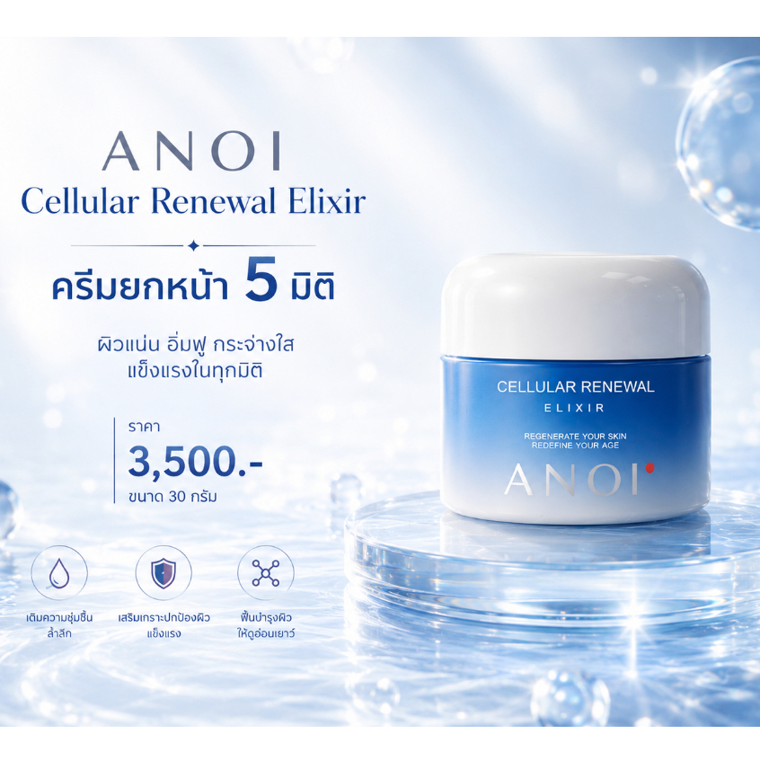New! ครีมยกหน้า Anoi Cellular Renewal Elixir 30 g