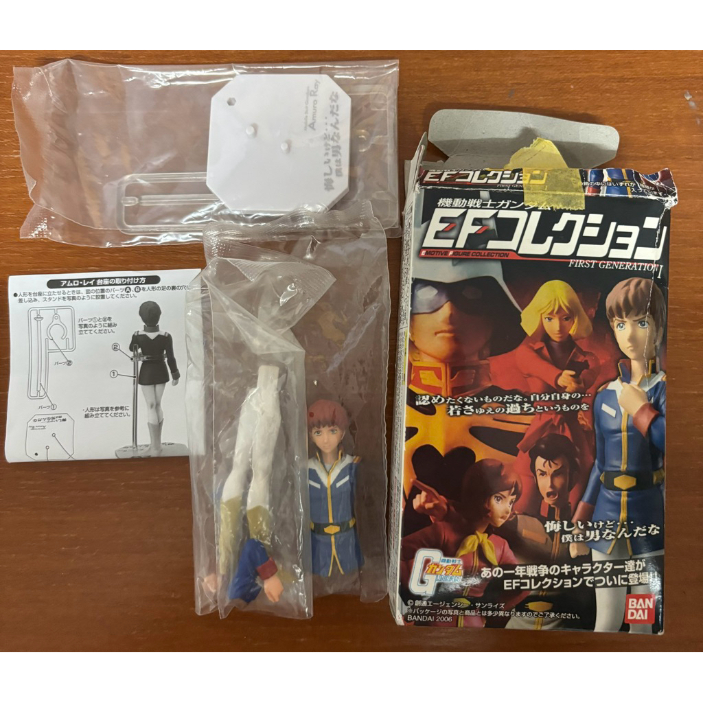 bandai - AMURO RAY ฟิกเกอร์ GUNDAM EF COLLECTION FIRST GENERATION
