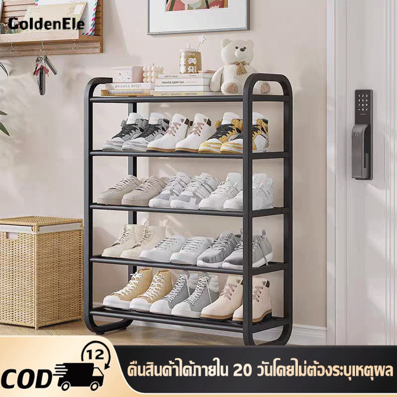 4/5 ชั้น ชั้นวางรองเท้า สไตล์มินิมอล White ชั้นวางรองเท้า มีให้เลือกหลากหลายชั้น พร้อมส่ง มีที่วางของ ทนทาน ดีไซต์สวย