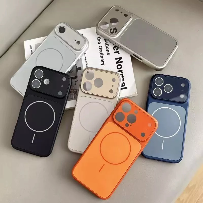 เคสชาร์จได้ พร้อมป้องกันเลนส์กล้อง ใส่แล้วเหมือนไอโฟน17 เคสแข็ง for iphone 11 12 17air 13 12 14 16 pro max 15 promax