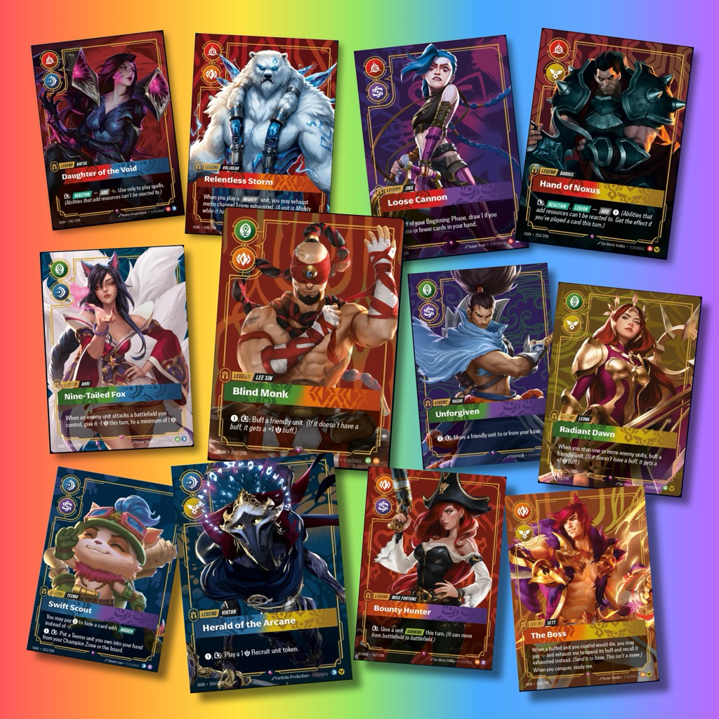 Riftbound Origins Legend ระดับ Rare ( All Foil )