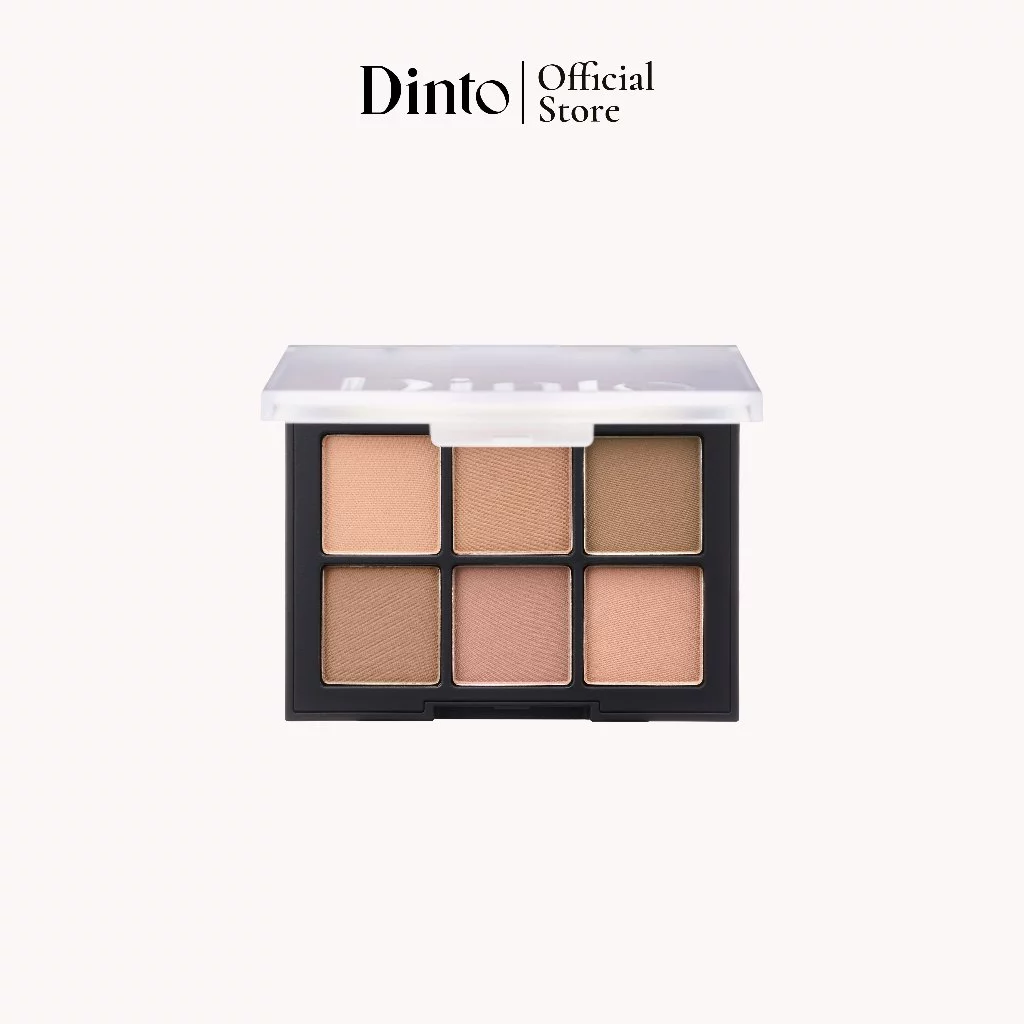 Dinto: Blur-Finish Shadow พาเลตตา 6 หลุม [Official Store]