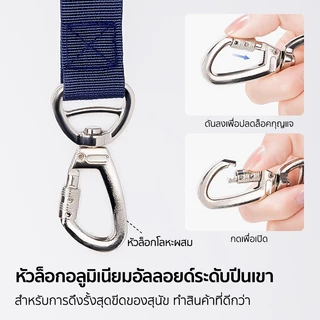Maiyilai สายจูงสุนัข หลายฟังก์ชัน แบบยืดหดได้ สายจูงสัตว์เลี้ยงยาว สายจูงหมา สุนัข เชือกจูง ขี่มอเตอร์ไซค์พาหมาเดินเล่น
