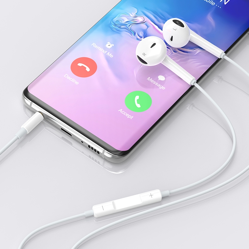 d-power หูฟังอินเอียร์ รุ่น K10 แจ็ค 3.5mm เสียงระดับ Hi-Fi สเตอริโอ Super Bass มีไมค์ ปุ่มปรับเสียง ยาว1.2M