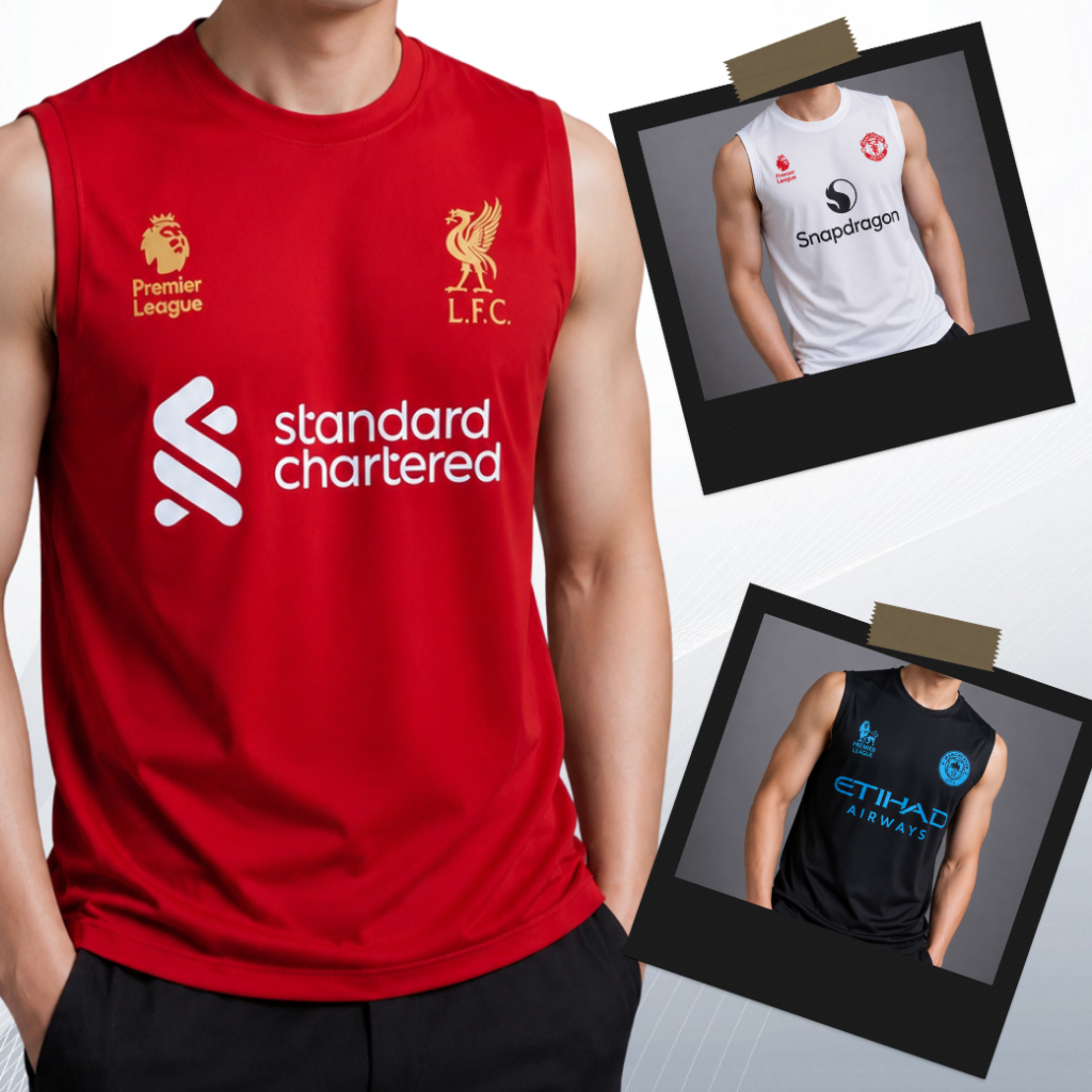 เสื้อแขนกุด เสื้อกีฬา ผ้าระบายอากาศได้ดี  นุ่มใส่สบายทุกการเคลื่อนไหว