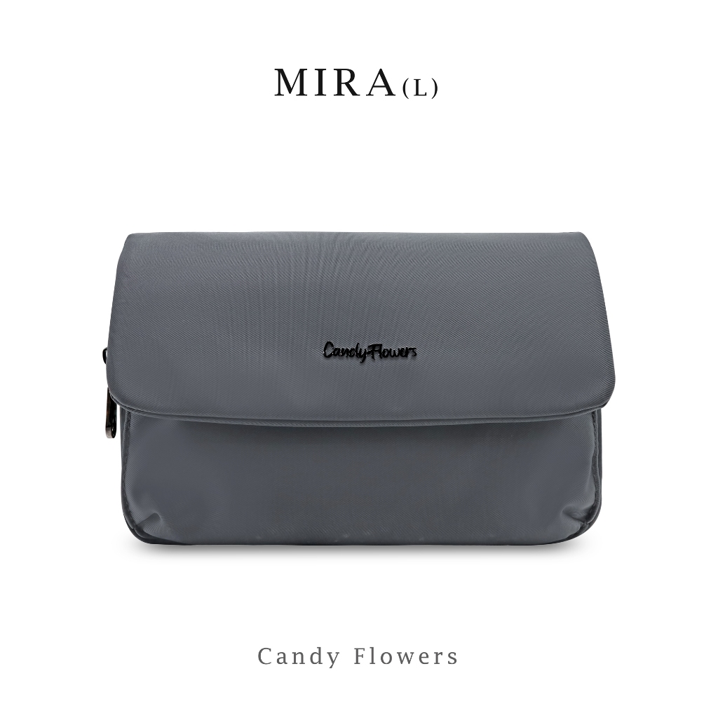 Candy Flowers กระเป๋าสะพายครอสบอดี้ รุ่น Mira-L คาดอกได้ มาพร้อมสายสะพายแบบนุ่มที่ช่วยถนอมบ่า และมีช่องจัดเก็บที่ลงตัว