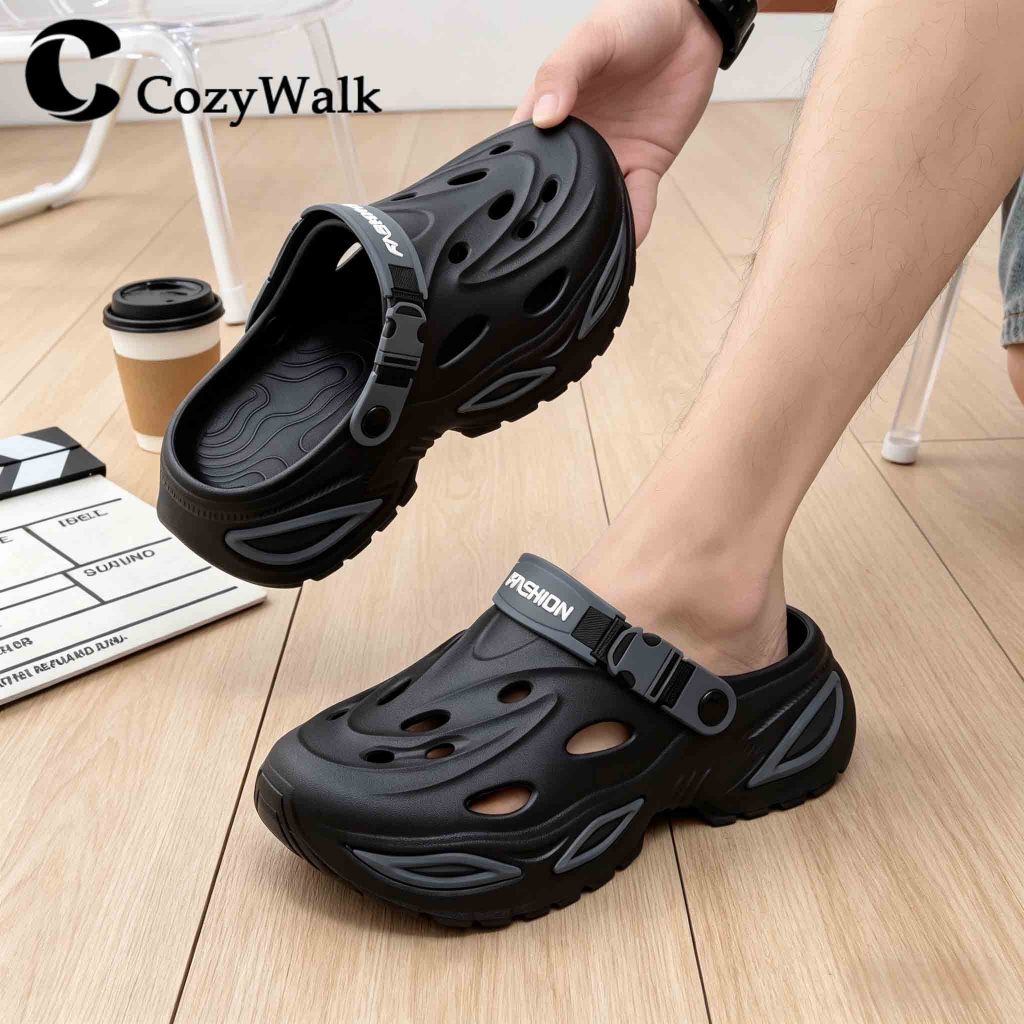 CozyWalk รองเท้าหัวโตผู้ชาย EVA กันลื่น น้ำหนักเบา ใส่สบาย ระบายอากาศดี ไซส์36-45
