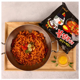 Samyang ซัมยัง บูลดัก สไปซี่ ราเมง ออริจินอล 5 ซอง บะหมี่เผ็ดเกาหลี ราเม็งกึ่งสำเร็จรูป | Buldak Spicy Ramen Original