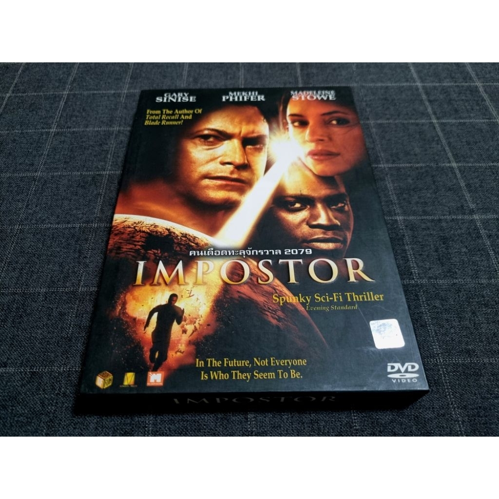 DVD ภาพยนตร์ไซไฟเขย่าขวัญแนวจิตวิทยา "Impostor / คนเดือดทะลุจักรวาล 2079" (2001)