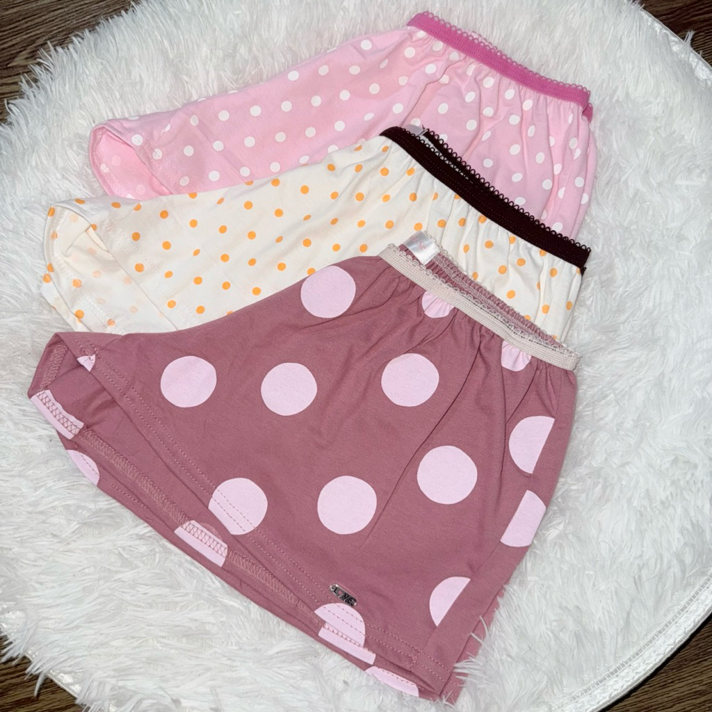 Dotty Shorts 🍡กางเกงขาสั้นใส่นอนเอวต่ำ แต่งเอวลูกไม้