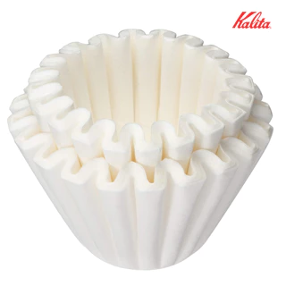 กระดาษกรองกาแฟ Kalita KWF-185 แบบคลื่น สำหรับ 2-4 คน 50 ชิ้น สีขาว #22210