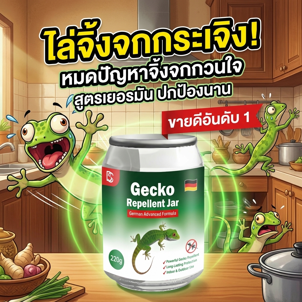 สินค้าใหม่มาแล้ว🔥NANA ไล่ตุ๊กแก ยาไล่จิ้งจก กำจัดจิ้งจก ปลอดภัยจากธรรมชาติ ใช้ได้ทั้งครอบครัว 220g