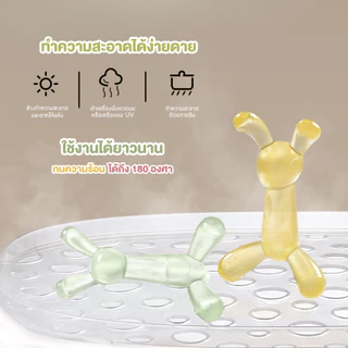 PAPA BABY ยางกัดซิลิโคน รุ่น TOY912 ใช้ได้ตั้งแต่ 3 เดือนขึ้นไป BPA FREE