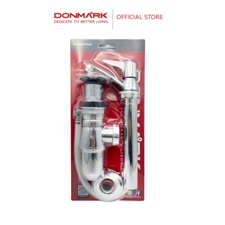 DONMARK ชุดอุปกรณ์อ่างล้างหน้า แบบครบเซ็ตโครเมียม รุ่น DO-141P329