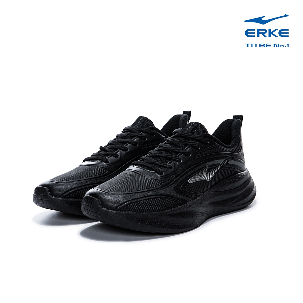 ERKE Men's Trendy Cross Training Shoes , Black , 11125314408-006