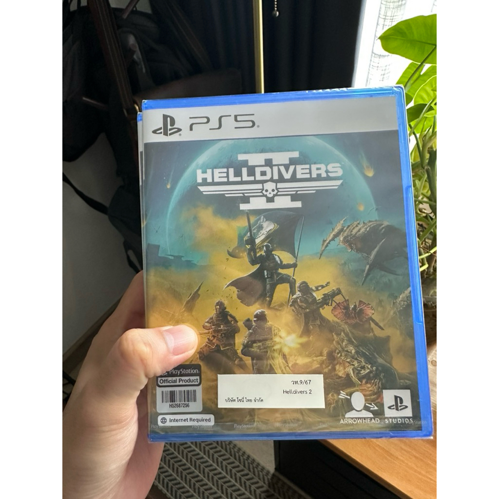 แผ่นเกมส์ Helldrivers PS5 tมือหนึ่ง
