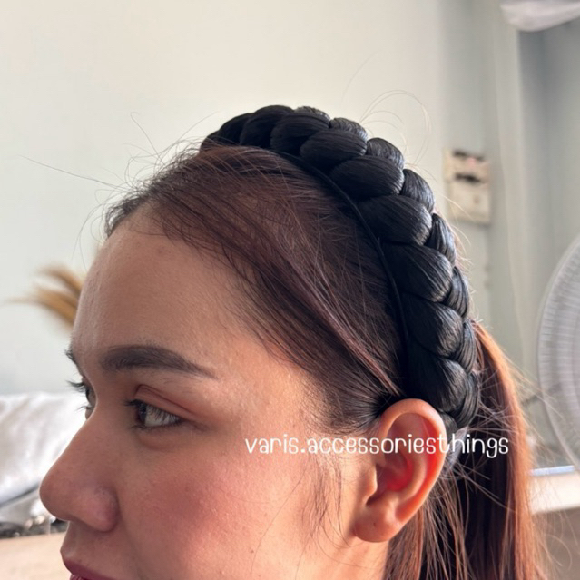 พร้อมส่ง ขนาด 30mm เปียโครงที่คาดผม ผมปลอม แฮร์พีช เปียปลอม