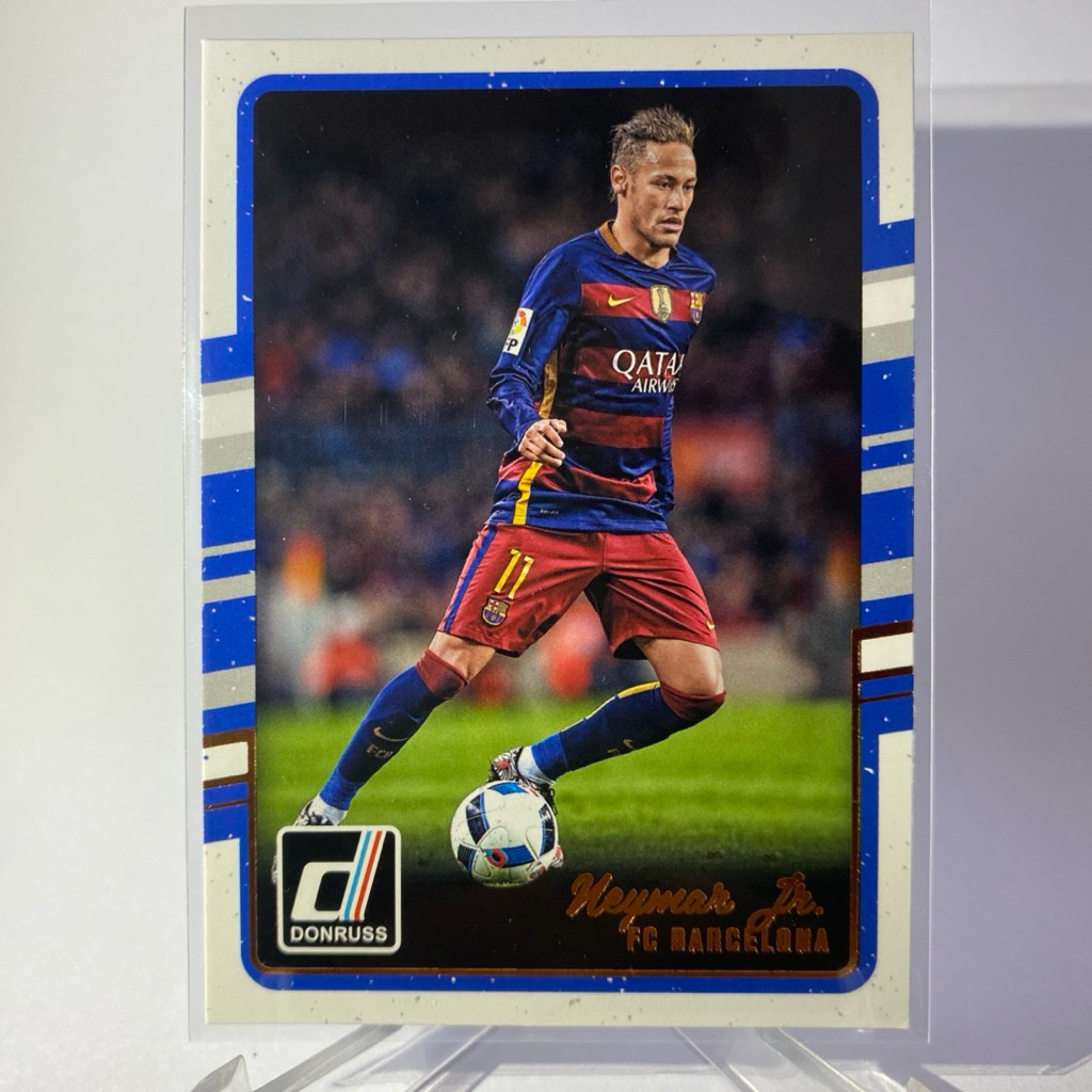 การ์ดนักฟุตบอล NEYMAR JR., BARCELONA, PANINI DONRUSS 2016, no.31