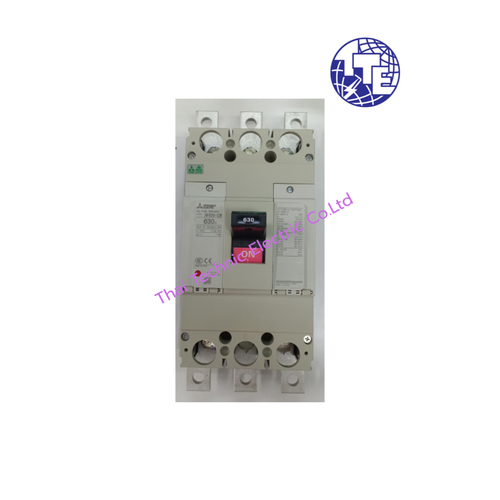 MCCB "MITSUBISHI" NF630CW 3P 630AT/630AF 50/40KA 230/380VAC