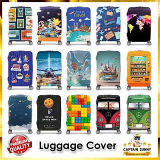 ผ้าคลุมกระเป๋าเดินทาง ผ้ายืด รุ่นผ้าหนา - Travel Collection