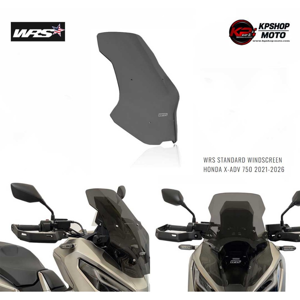 ชิวหน้า WINDSCREEN STANDARD DARK SMOKE WRS HONDA X-ADV 750 (2025-2026)