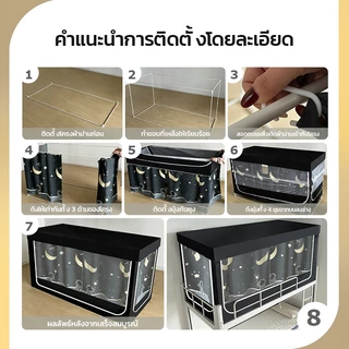 Homey มุ้งแอร์ 3 ฟุต มุ้งมีโครงพร้อมผ้าม่าน สามประตู ติดตั้งง่าย พับได้ สำหรับหอพักนักเรียน