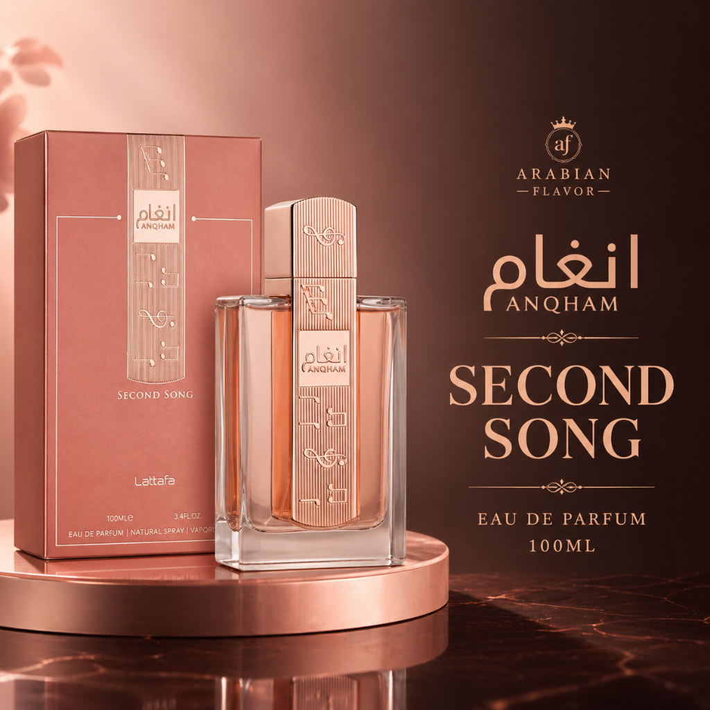 Anqham Second Song by Lattafa 100ML Eau De Parfum Arabian Perfume for Women Long Lasting