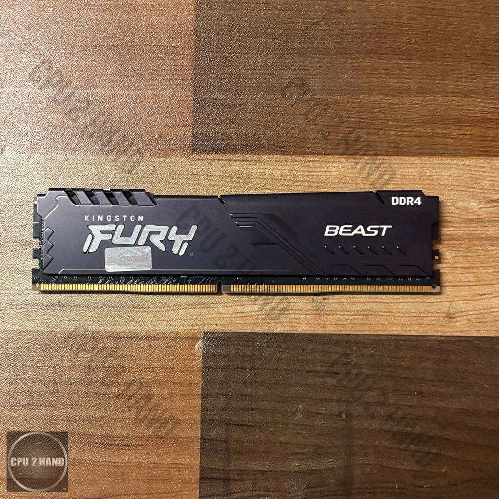 RAM KINGSTON FURY 16GB (DDR4 Bus 3200 RAM PC (แรมพีซี) มือสอง ประกันตลอดชีพ