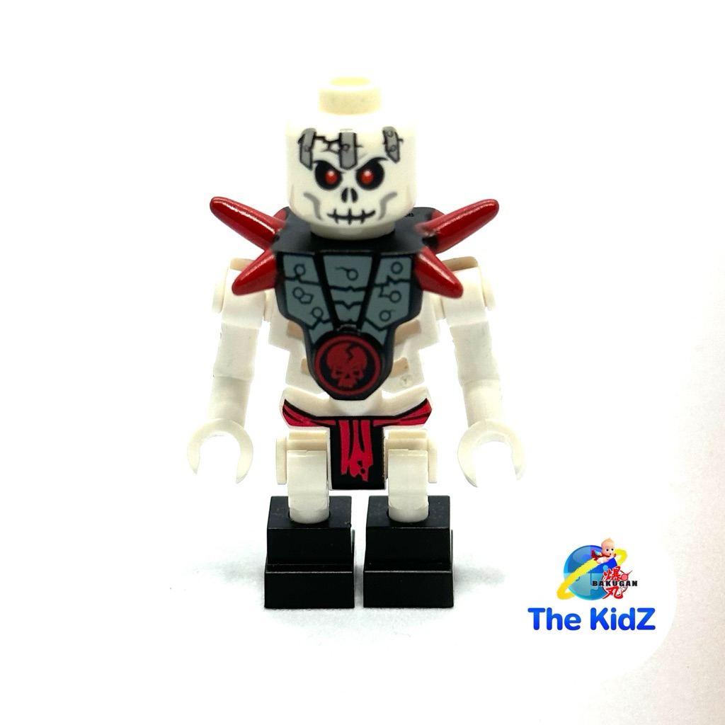 (ของแท้100%)Lego Frakjaw 2257 Armor The Golden Weapons Ninjago Minifigure+random weapons