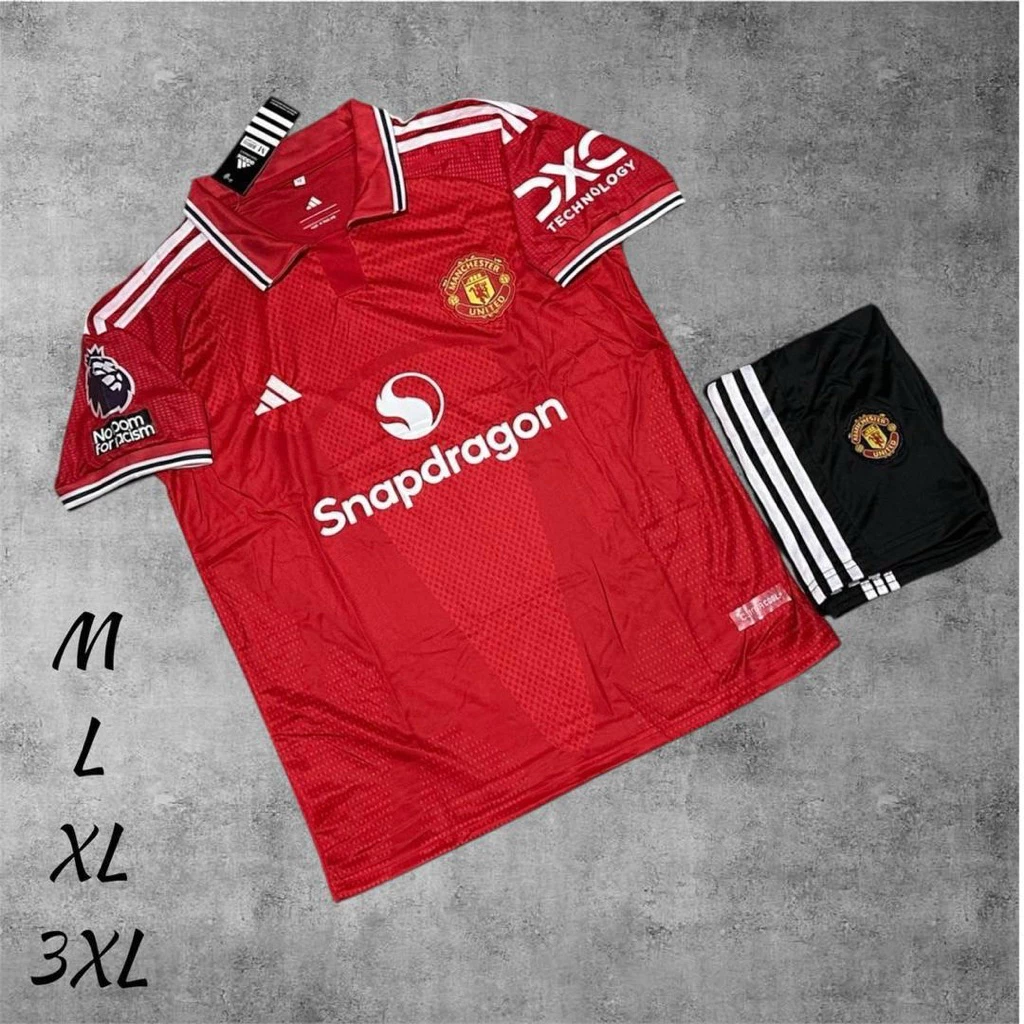 เสื้อกีฬาชุดบอล((MU))เสื้อพร้อมกางเกงรุ่นใหม่ล่าสุด