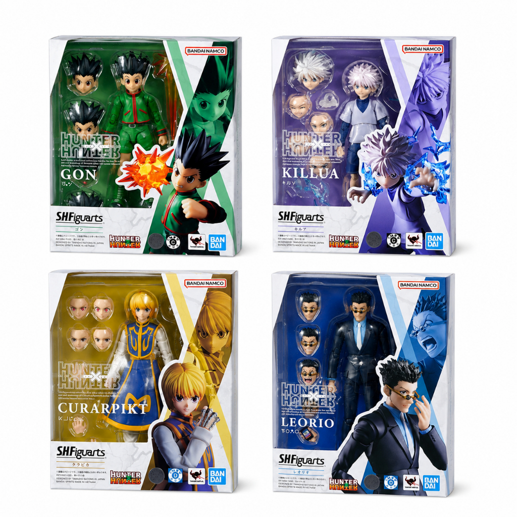 S.H.Figuarts Hunter X Hunter(Gon/Killua/Kurapika/Leorio)