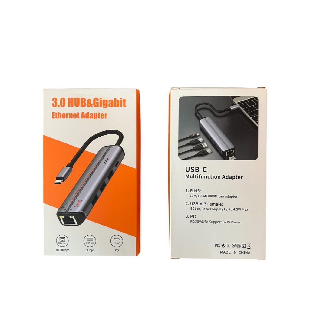 3.0 HUB&Gigabit Ether Adapter