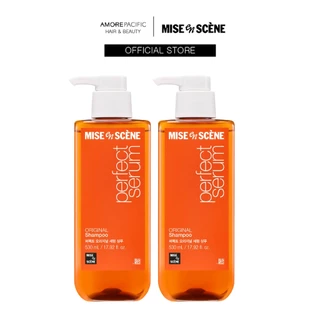 [แพ็คคู่ แชมพูx2] MISE en SCÈNE Perfect Serum Original Shampoo 530 ml. X2 | มีส ออง แซน ออริจินัล แชมพู ขนาด 530 มล. X2