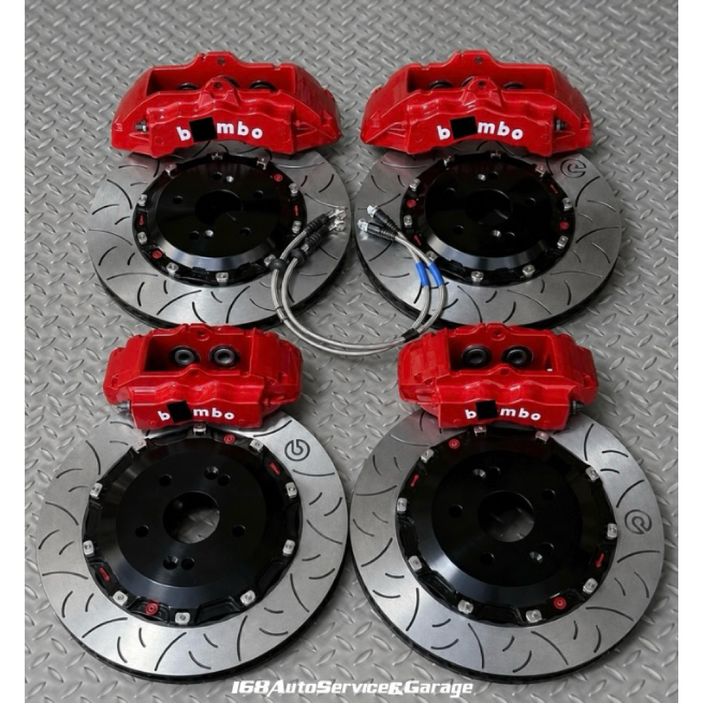 เบรค Cayenne17Z(6POT) แท้100% Custom สำหรับ Civic Fc Fk Fe